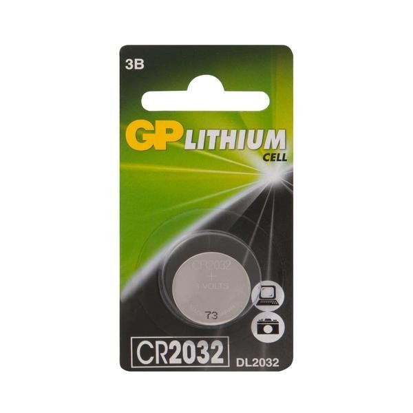 Батарейка литиевая дисковая GP Lithium CR2032 1 шт. блистер