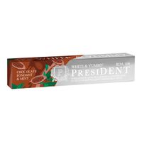 Паста зубная President/Президент white & yummy шоколадный фондан с мятой туба 75г