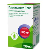 Паклитаксел-Тева концентрат для приг. раствора для инфузий фл. 6мг/мл 50мл, миниатюра фото №5