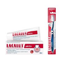 1X Щетка зубная Active Lacalut/Лакалют soft + 1X Паста зубная профилактическая Aktiv Lacalut/Лакалют 65г