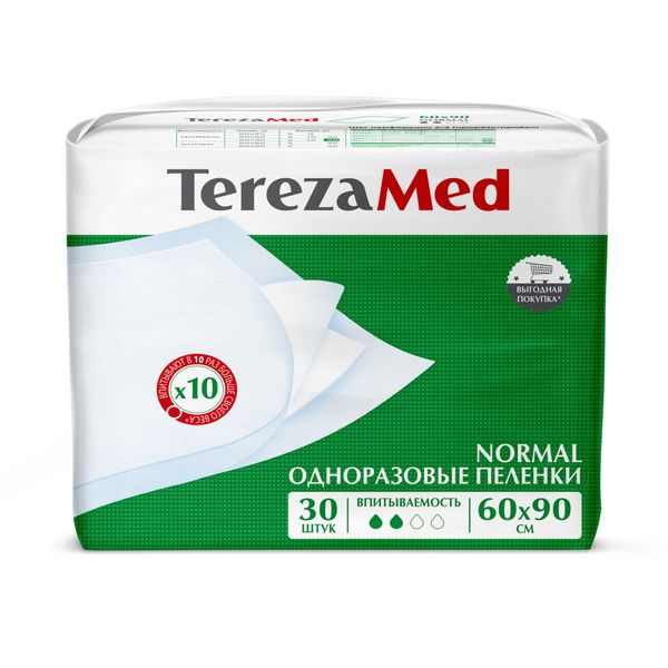 Пеленки одноразовые Normal TerezaMed 60х90см 30шт