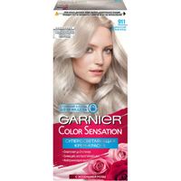 Краска для волос Дымчатый Ультраблонд Color Sensation Garnier/Гарнье 110мл тон 911