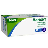Алмонт таблетки жевательные 5мг 98шт миниатюра фото №3