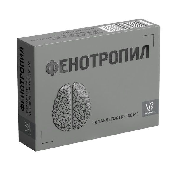 Фенотропил таблетки 100мг 10шт - купить в Москве лекарство Фенотропил ...
