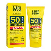Гель Librederm (Либридерм) Bronzeada солнцезащитный для лица и тела SPF50 50 мл