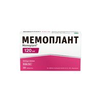 Мемоплант таблетки п/о плен. 120мг 30шт, миниатюра фото №4