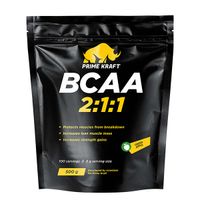 Аминокислоты БЦАА/BCAA 2:1:1 со вкусом зеленого яблока дойпак Primekraft/Праймкрафт 500г