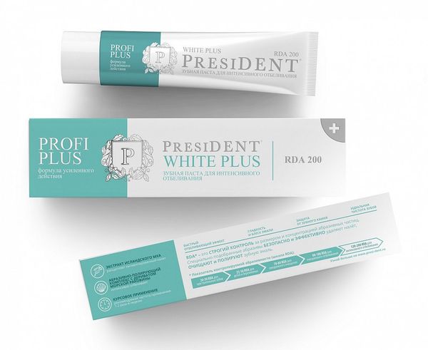 Паста зубная President/Президент Profi Plus White Plus 30мл