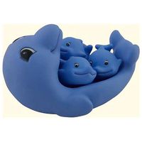Мд курносики игрушка д/ванны семейка дельфинов (25075), миниатюра