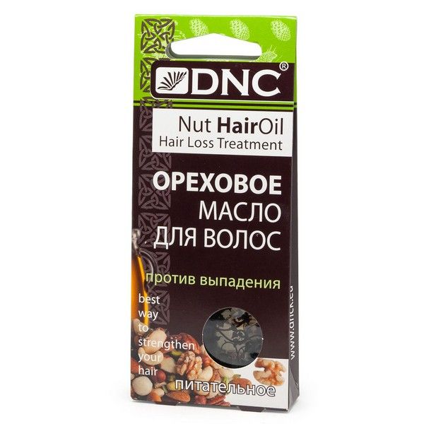 Масло ореховое для волос питательное против выпадения DNC 3х15 мл фото №3
