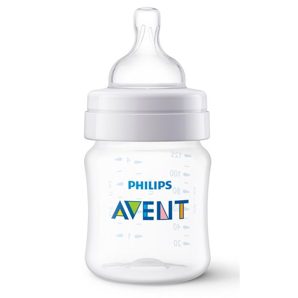 Бутылочка с силиконовой соской из полипропилена Anti-colic Philips Avent 125мл (SCF810/17) фото №5