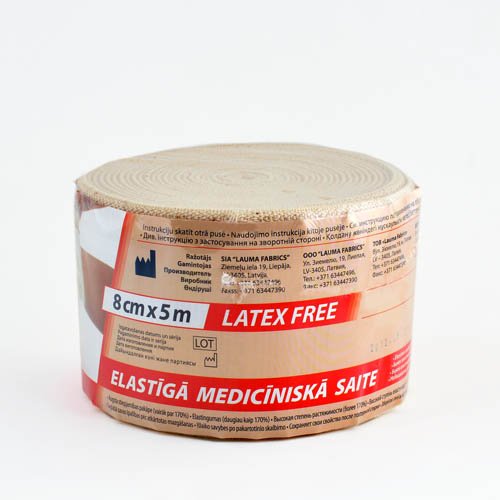 Изображение товара Эластичный компрессионный бинт 500x8 см Latex Free LAUMA Medical