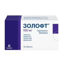 Золофт таблетки п/о плен. 100мг 28шт