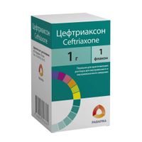 Цефтриаксон порошок для приг раствора для в/в и в/м введ. 1000мг
