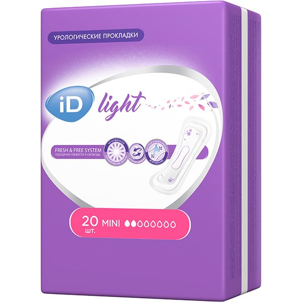 Прокладки урологические Mini Light iD/айДи 20шт