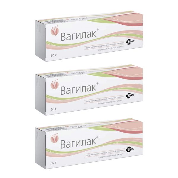 3Х Гель Вагилак увлажняющий для интимной гигиены 50 г 1419₽