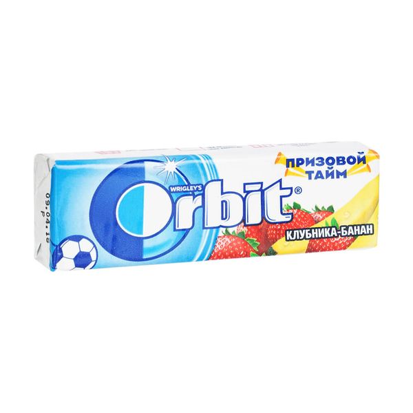 Резинка жевательная Orbit (Орбит) White Клубника-банан 14 г