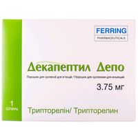 Декапептил депо порошок для приг. суспензии для в/м и п/к введ. пролонгированного действия 3,75мг+Шприц, миниатюра