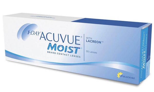Линзы контактные Acuvue 1 day moist (8.5/-2.75) 30шт фото №3
