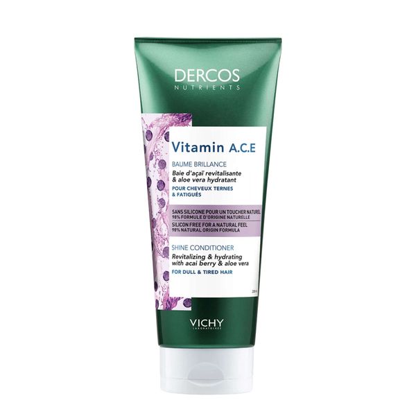 Кондиционер для блеска волос Dercos Nutrients Vitamin Vichy/Виши туба 200мл (MB085000)