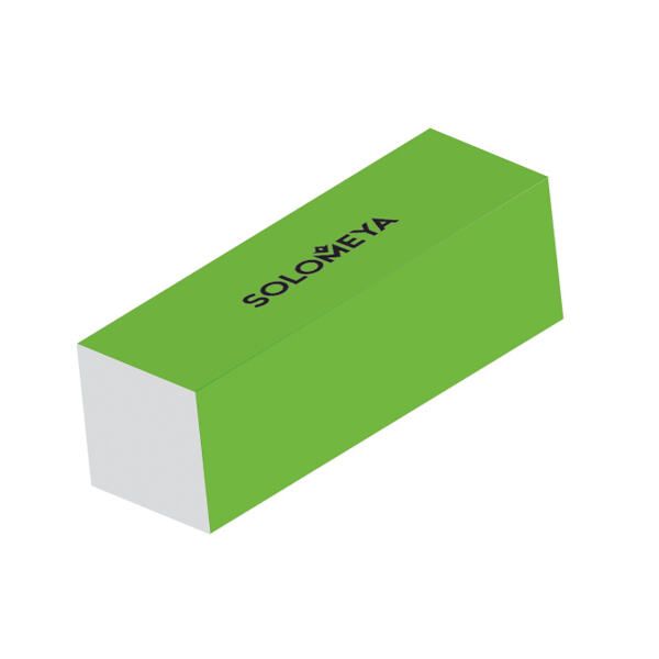 Блок-шлифовщик для ногтей зеленый Solomeya 1737 Solomeya Cosmetics Ltd 1439102 - фото 1