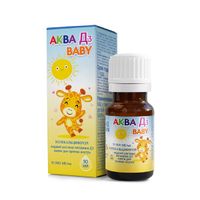 Аква Д3 витамин Baby раствор для приема внутрь Кук Ля Кук 15000МЕ 10мл