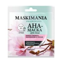 AHA-маска для лица Эффект пилинга, обновление и сияние Maskimania Белита