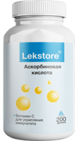 Аскорбиновая кислота Lekstore/Лекстор драже 0,25г 200шт