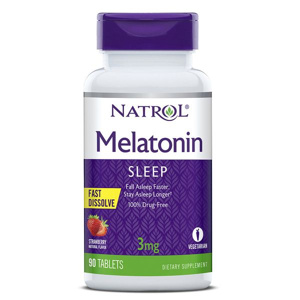 Мелатонин Natrol таблетки быстрорастворимые 3мг 90шт