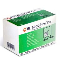 Иглы BD Micro-Fine Плюс для шприц-ручки 32G (0,23х4мм) одноразового использования 100шт (320520)