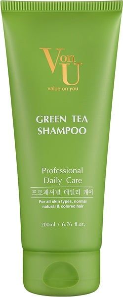 Шампунь для волос с зеленым чаем Green Tea Shampoo 200 мл Von-U