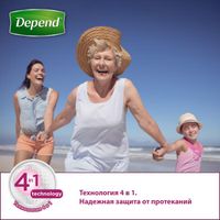 Прокладки Depend/Депенд Normal для женщин 12 шт. миниатюра фото №3