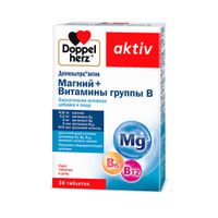 Магний+Витамины группы B Activ Doppelherz/Доппельгерц таблетки 30шт