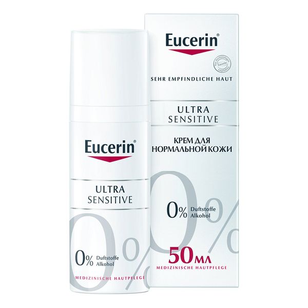 Крем для чувствительной кожи комбинированного типа успокаивающий Ultra Sensitive Eucerin/Эуцерин 50мл