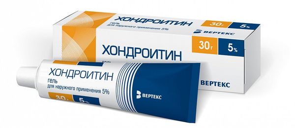 Хондроитин-вертекс гель д/нар. прим. туба 5% 30г