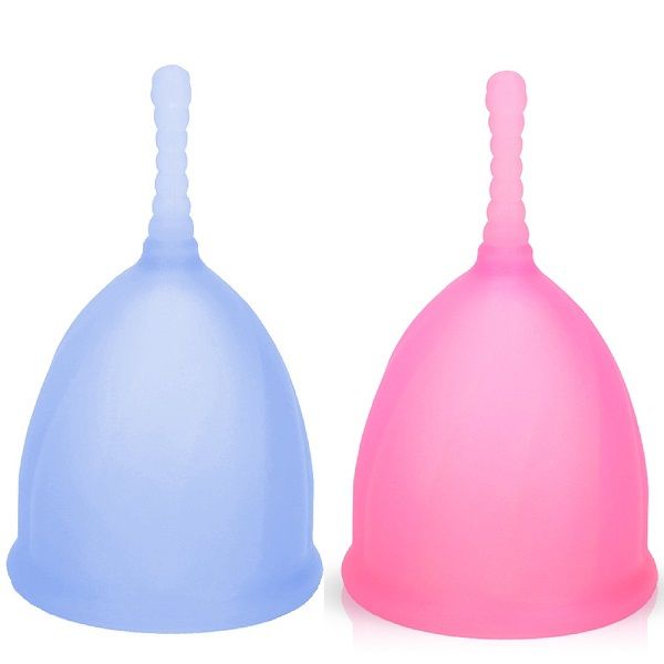 Набор менструальных чаш Comfort Cup M Blue + L Pink 2 шт NDCG фото №3