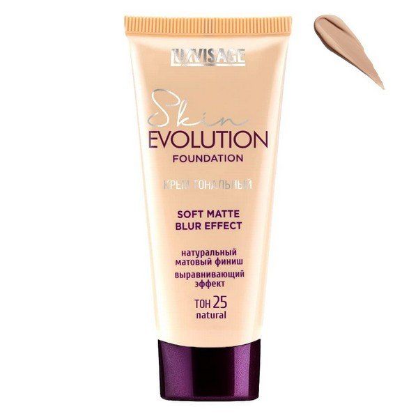 Крем тональный Natural Skin soft matte blur effect Evolution Luxvisage 35г тон 25 soft matte blur effect тон 30 rose beige