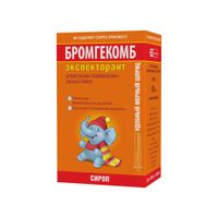Бромгекомб экспекторант с мерной ложкой сироп 2мг+50мг+1мг/5мл 100мл миниатюра фото №2