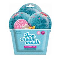 Маска тканевая-мороженое охлаждающая ледяное увлажнение Fruit bubble gum Funny Organix/Фанни Органикс 22г миниатюра