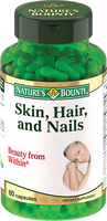 Кожа, волосы, ногти Nature's Bounty/Нэйчес баунти капсулы 60шт миниатюра фото №2