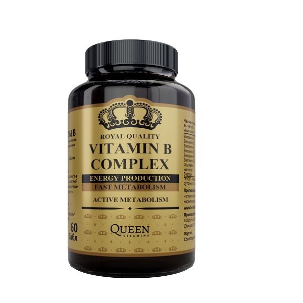 Комплекс витаминов В Квин витаминс таблетки 0,19г 60шт