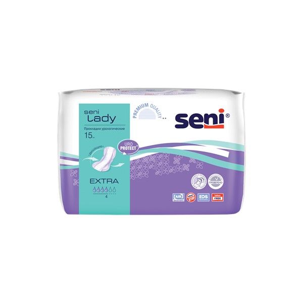 Прокладки урологические Seni Lady Extra 15шт