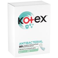 Прокладки ежедневные с антибактериальным слоем внутри экстра тонкие Kotex/Котекс 40шт миниатюра фото №2