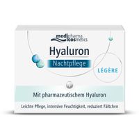 Крем для лица ночной легкий Hyaluron Medipharma/Медифарма cosmetics 50мл миниатюра фото №2