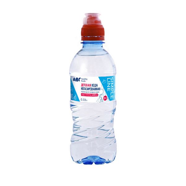 Вода питьевая природная родниковая негазированная 0+ ABC Healthy Food 330мл черноголовская вода питьевая д детей б газа 500мл