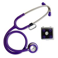 Стетоскоп терапевтический фиолетовый 04-АМ420 Deluxe Amrus/Амрус миниатюра фото №2