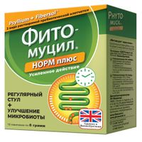 Фитомуцил Норм Плюс порошок пак. 6г 10шт