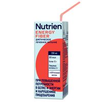Диетическое лечебное питание стерилизованное с пищевыми волокнами вкус нейтральный Energy Nutrien/Нутриэн пак. 200мл