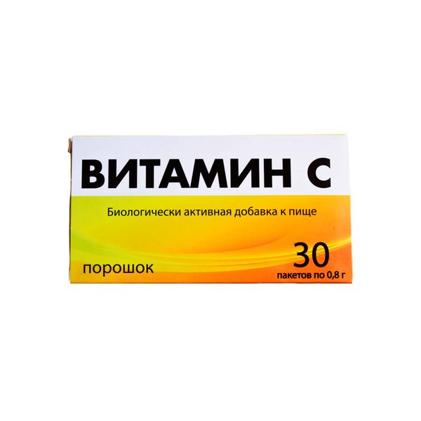 Витамин С Экзон порошок для приг. раствора для приема вн. 0,8г 30шт ОАО Экзон 2229972 - фото 1