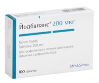 Йодбаланс таблетки 200мкг 100шт, миниатюра фото №2